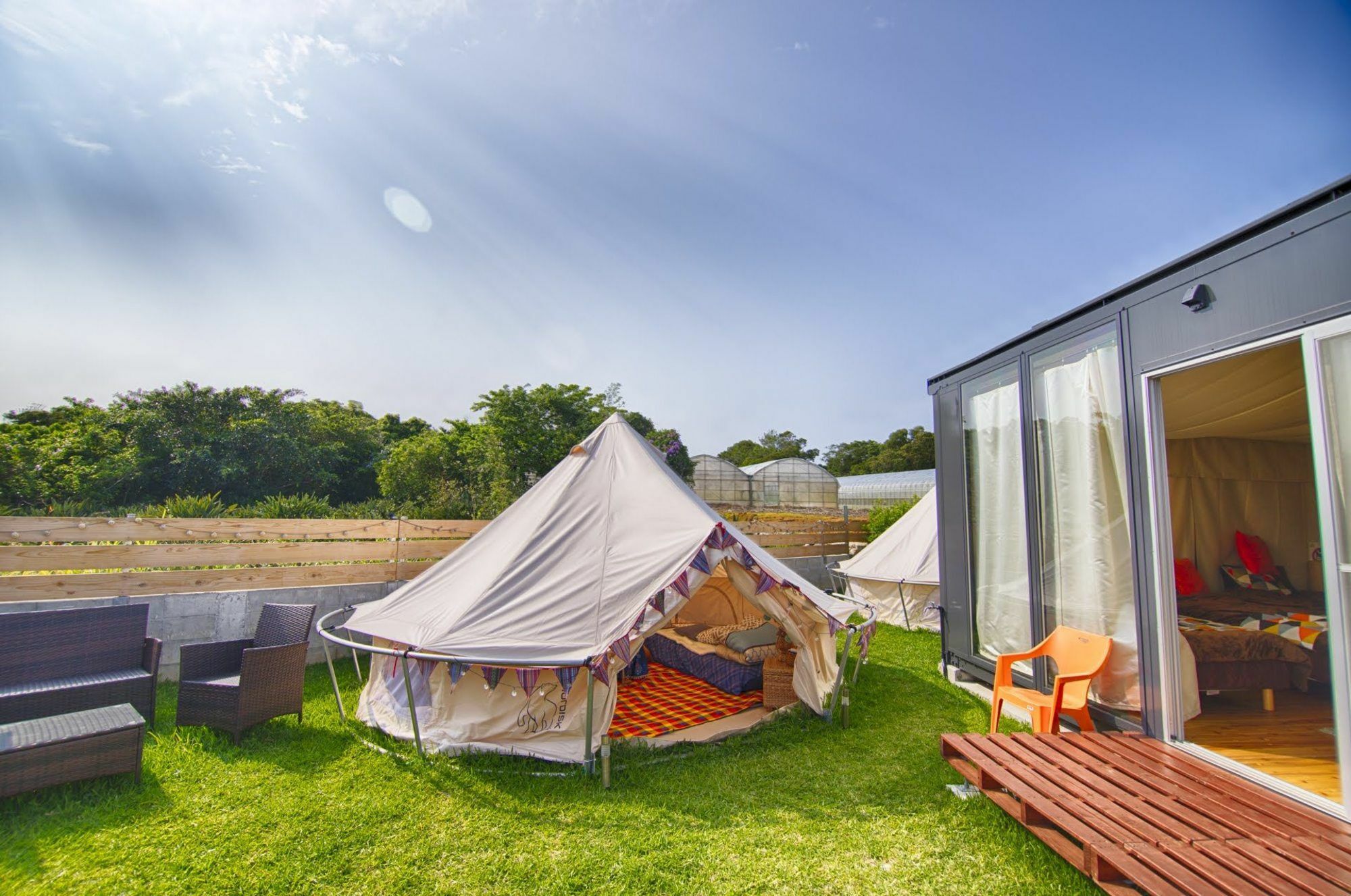 Half Glamping Hoshioto Villa Nakijin Exterior photo